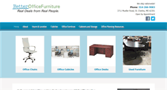 Desktop Screenshot of betterofficefurniture.com